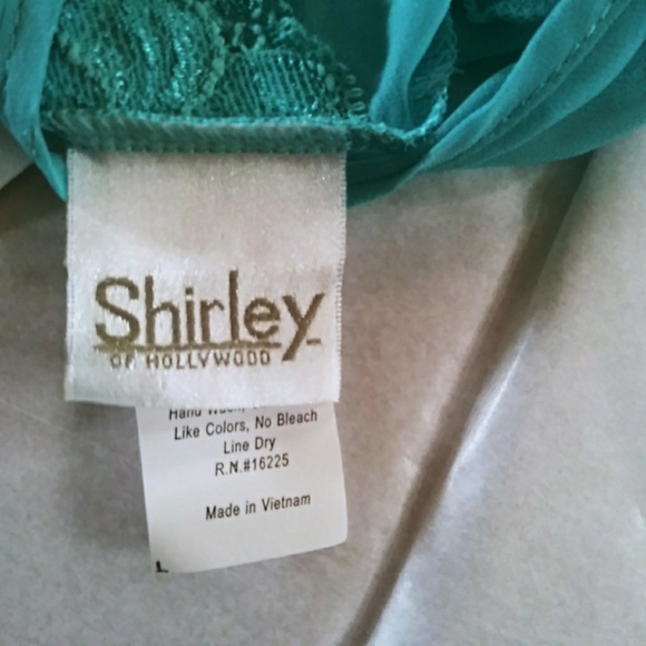 Aquamarine Sheer Chemise - Picture 7 of 8